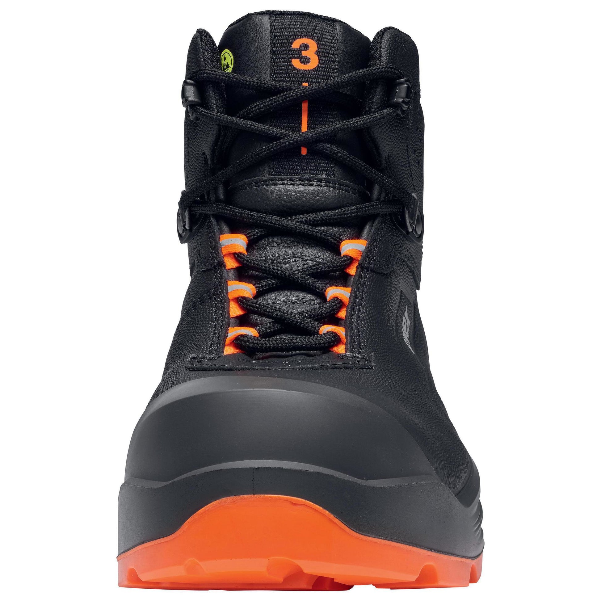 Uvex 3 Sicherheitsstiefel S3 – Schwarz/Orange – Grösse 47, Weite 11