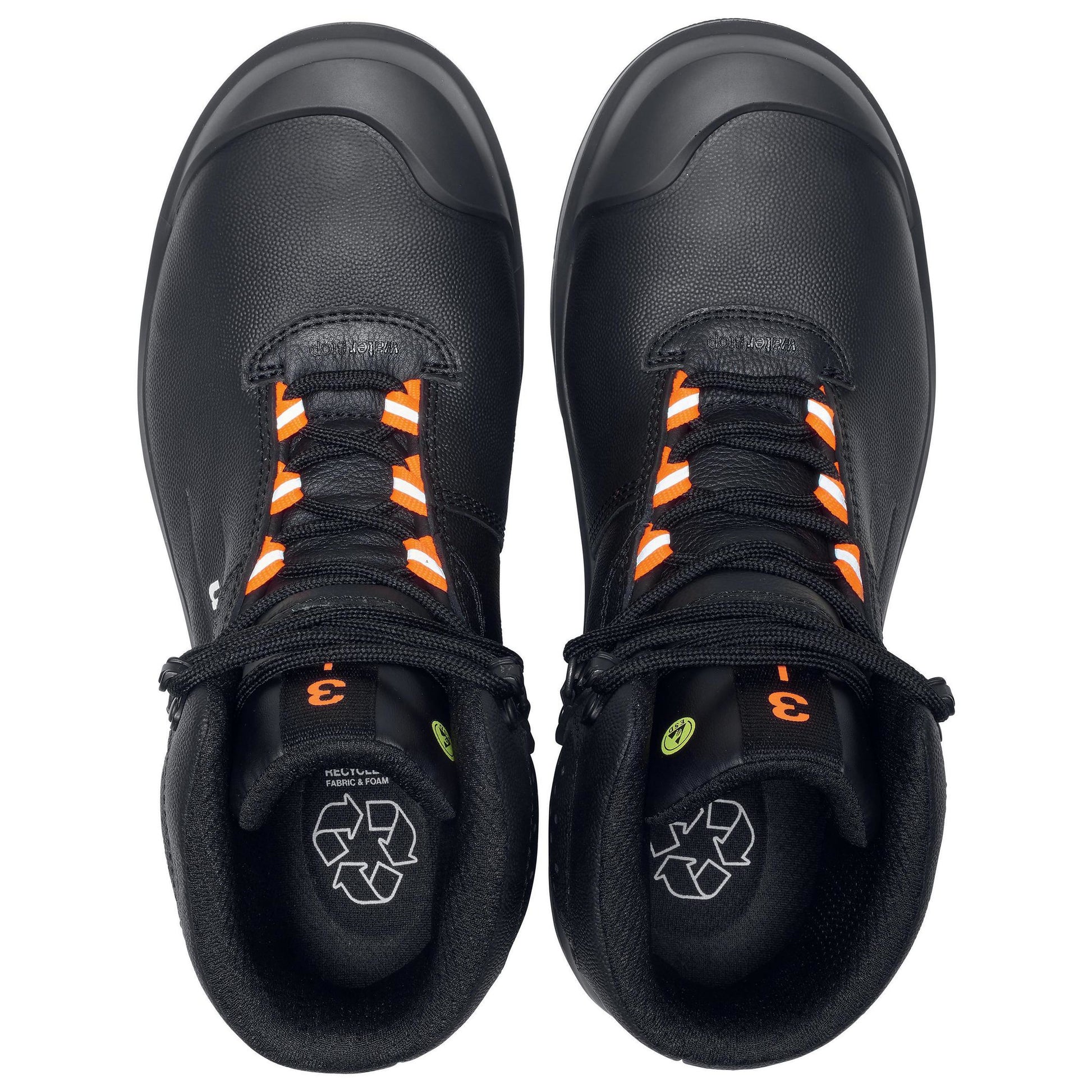 Uvex 3 Sicherheitsstiefel S3 – Schwarz/Orange – Grösse 52, Weite 11