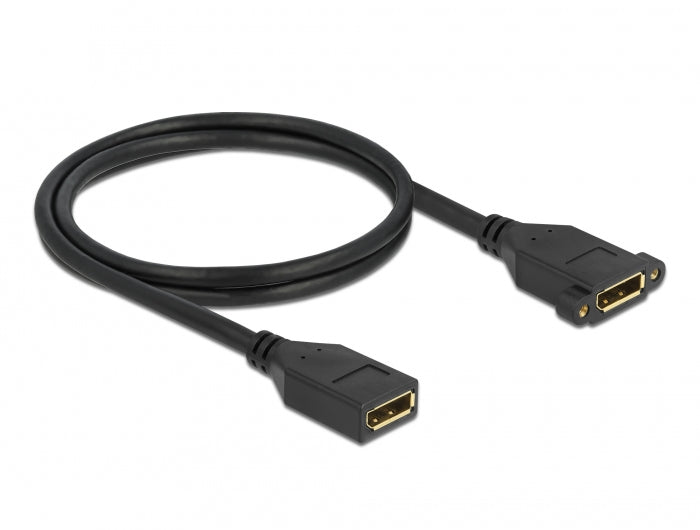 DeLOCK DisplayPort Verlängerung DP 1.2 4K 60 Hz – 1 m