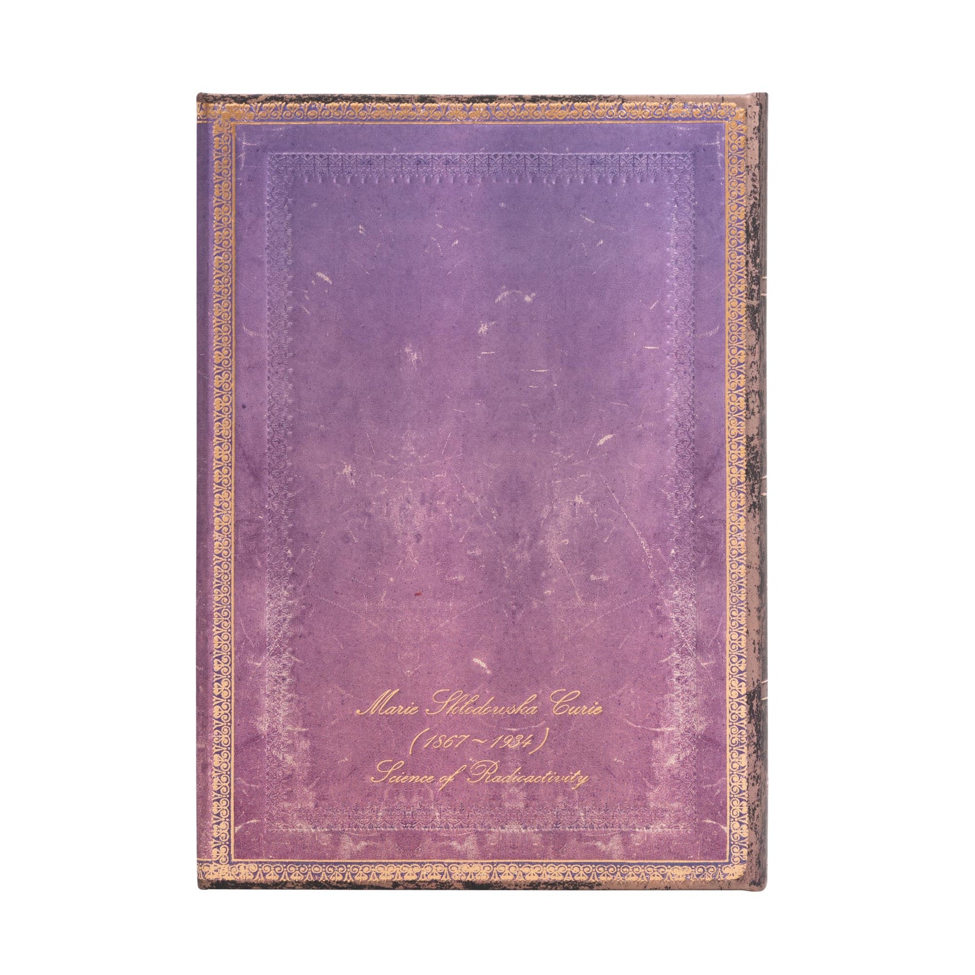 Paperblanks Notizbuch – 130 × 180 mm – 5 mm liniert – 144 Seiten – 120 g/m² – Hardcover, Lesezeichen – Violett