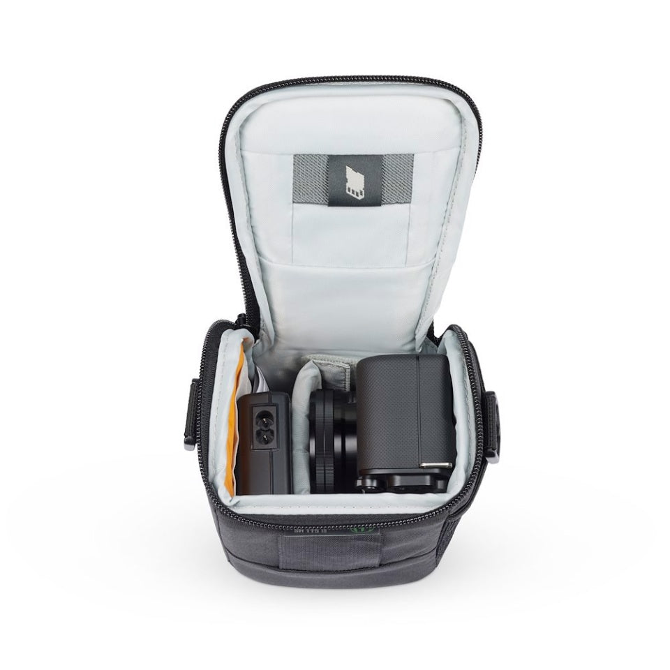 Lowepro Adventura SH 115 III Gürteltasche – Schwarz – für spiegellose Kameras (z. B. Fujifilm X-E2)