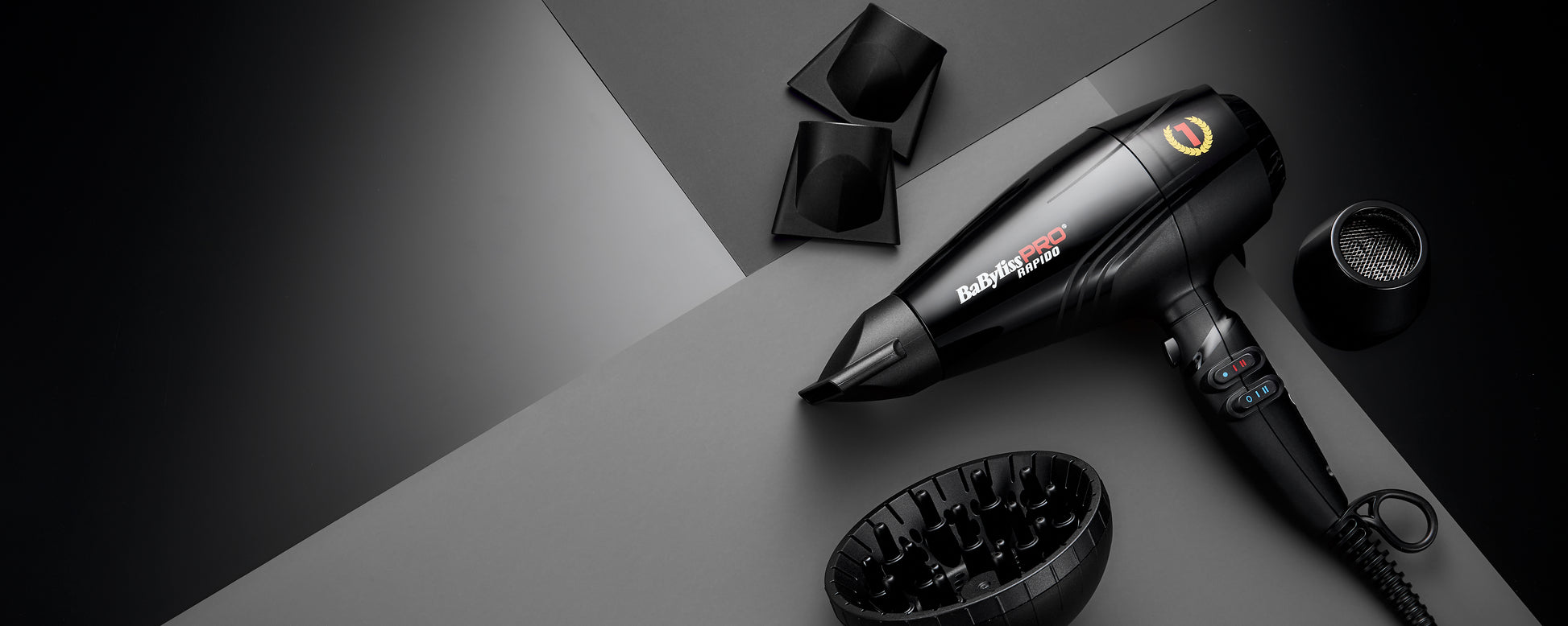BaByliss Haartrockner Rapido – 2200 W, Ionenfunktion, Cool Shot – Schwarz
