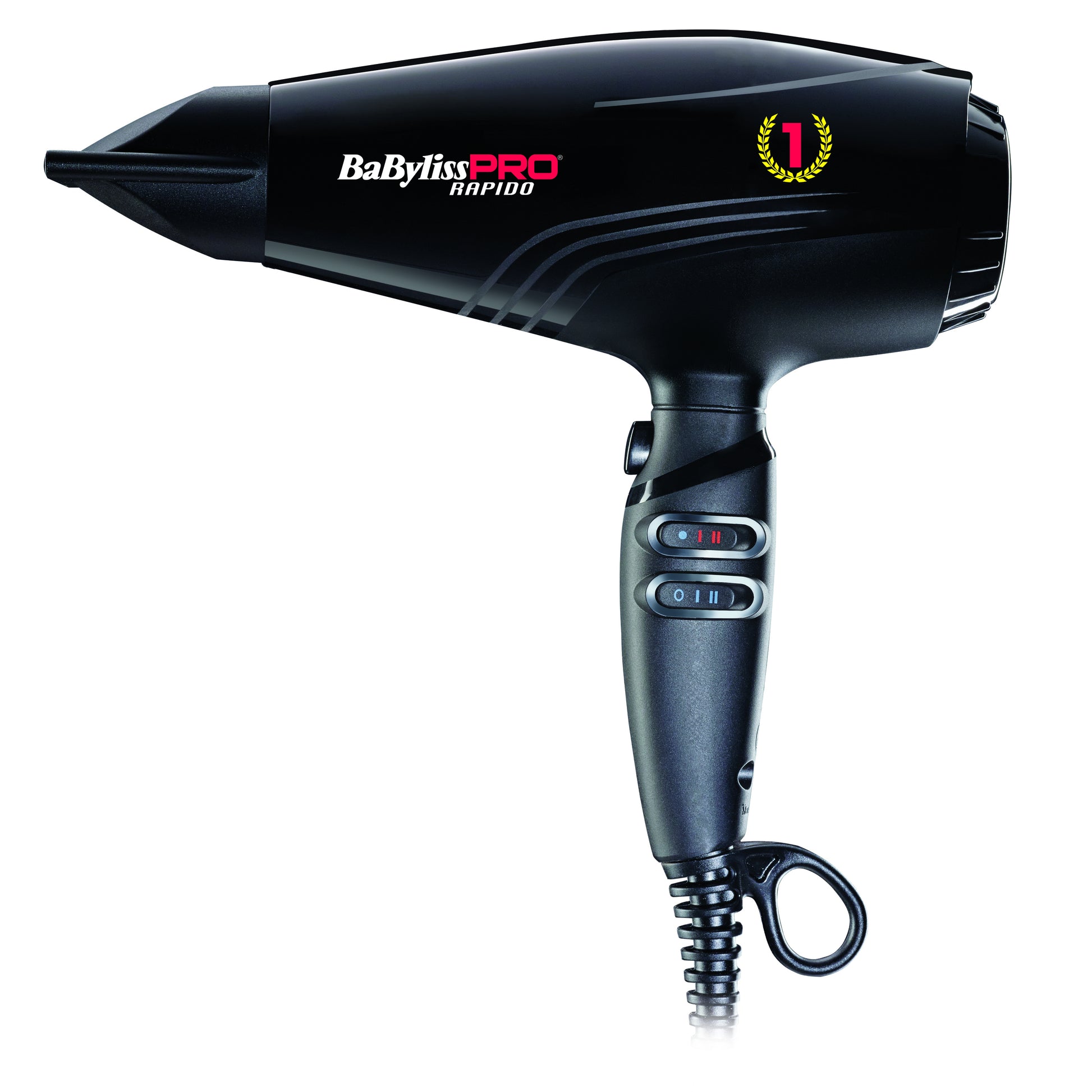 BaByliss Haartrockner Rapido – 2200 W, Ionenfunktion, Cool Shot – Schwarz