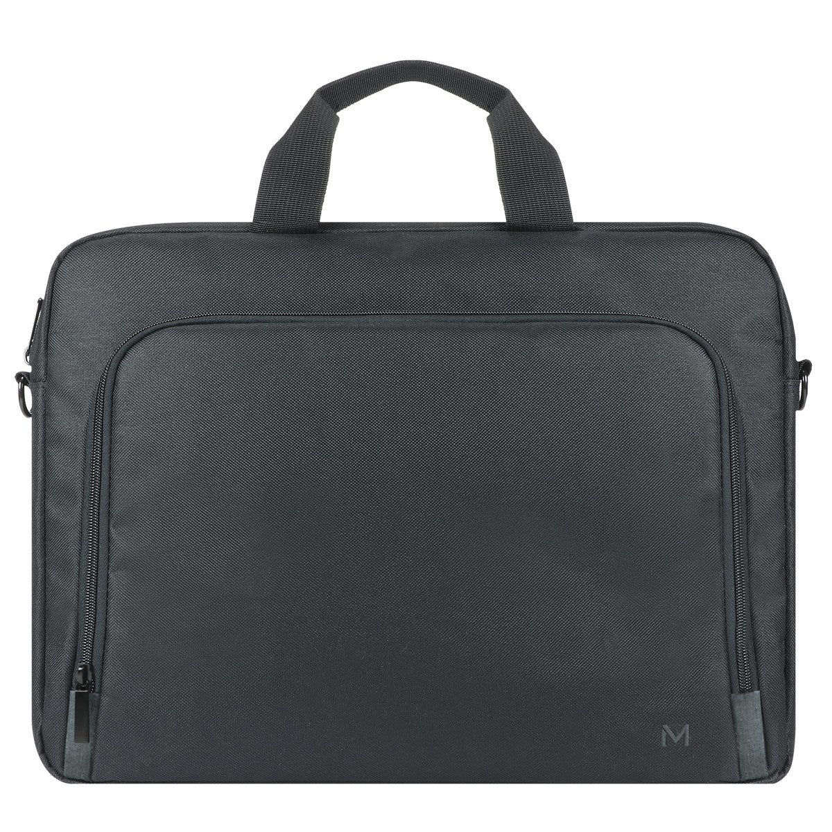 Mobilis Notebook-Tasche bis 16" – 30% recyceltes Polyester, wasserfest – Schwarz