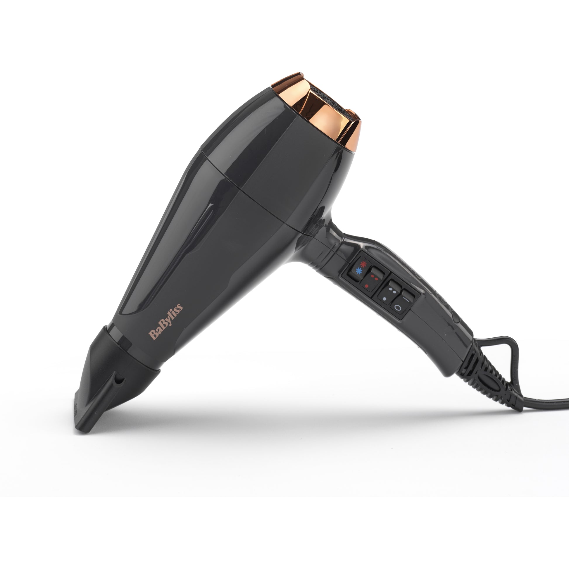 BaByliss Haartrockner 6719DE – 2200 W, AC-Motor, Ionenfunktion, Cool Shot – 2,8 m – Schwarz