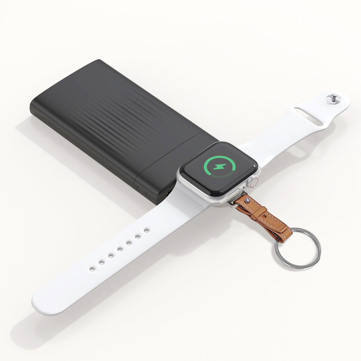 4smarts 541476 Kabelloses Ladegerät 2,5 W – Qi, MagSafe – für Apple Watch (Serie 2–10, Ultra, SE 2. Gen.)