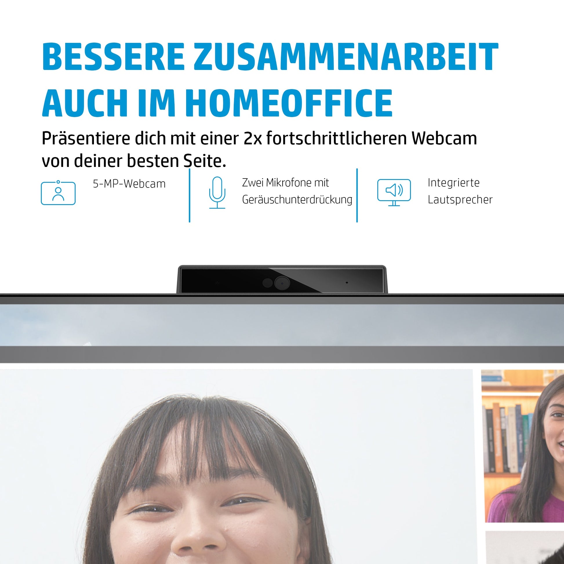 HP E27m G4 – 27", 2560 × 1440 (WQHD), IPS, USB-C 65 W, Webcam, LAN