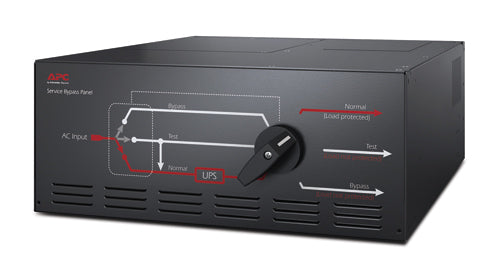 APC Bypass-Panel – 125 A, 230 V, 8×C19, fest verdrahtet
