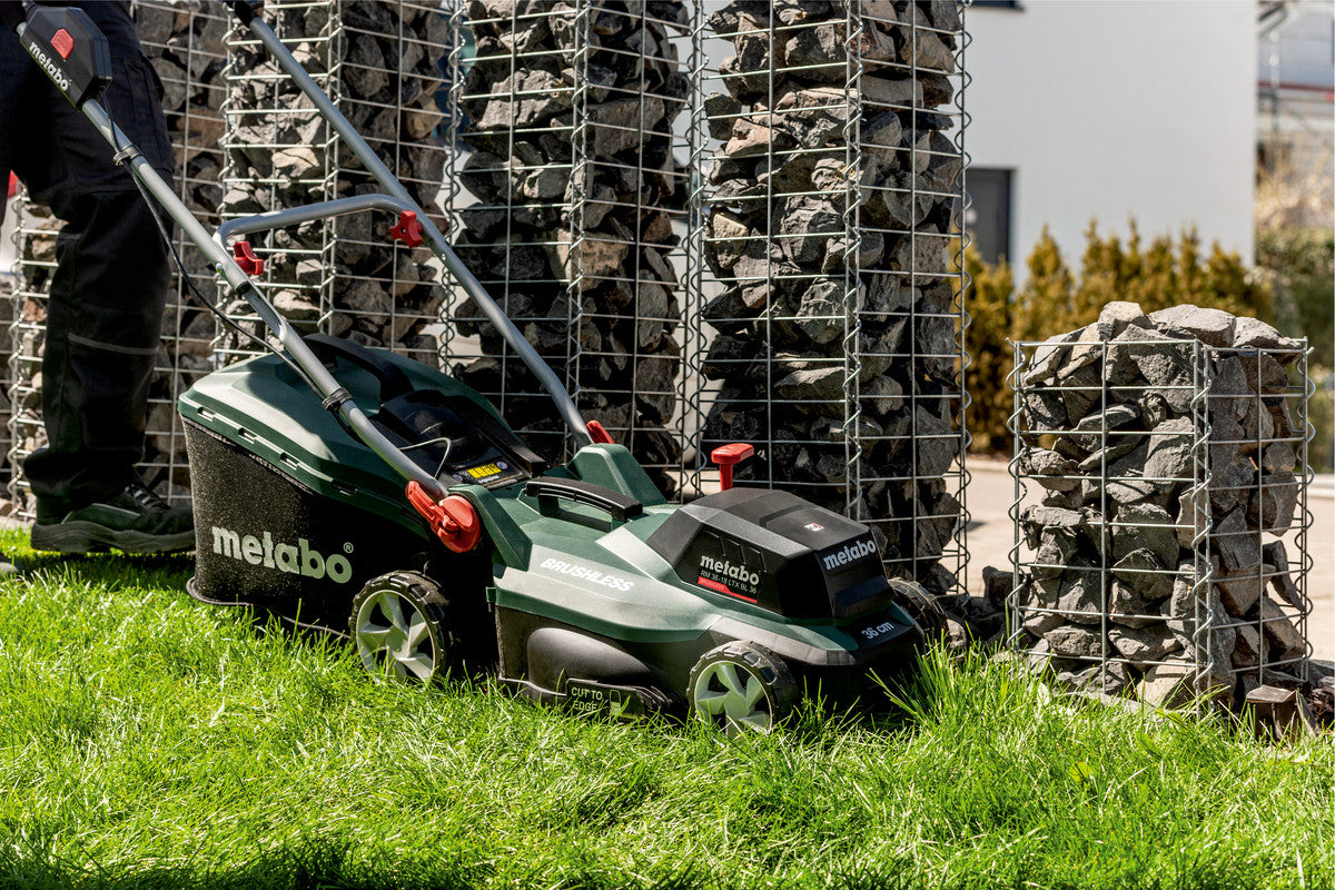 Metabo RM 36-18 LTX BL 36 Akku-Rasenmäher – 18 V – Schnittbreite 360 mm – 2×5,2 Ah & Ladegerät – CAS