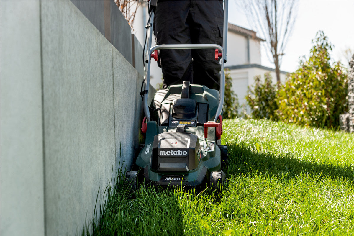 Metabo RM 36-18 LTX BL 36 Akku-Rasenmäher, bürstenlos – 18 V – Schnittbreite 36 cm – Solo – CAS