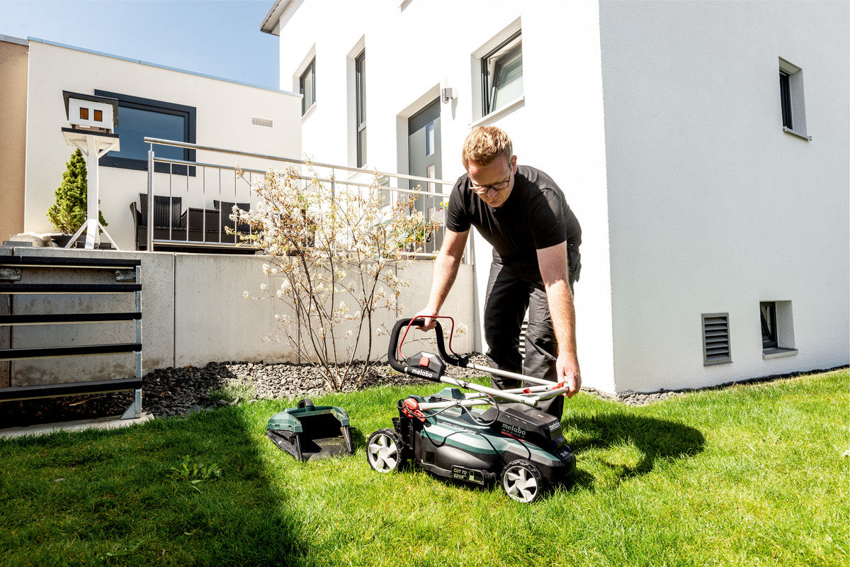 Metabo RM 36-18 LTX BL 36 Akku-Rasenmäher, bürstenlos – 18 V – Schnittbreite 36 cm – Solo – CAS