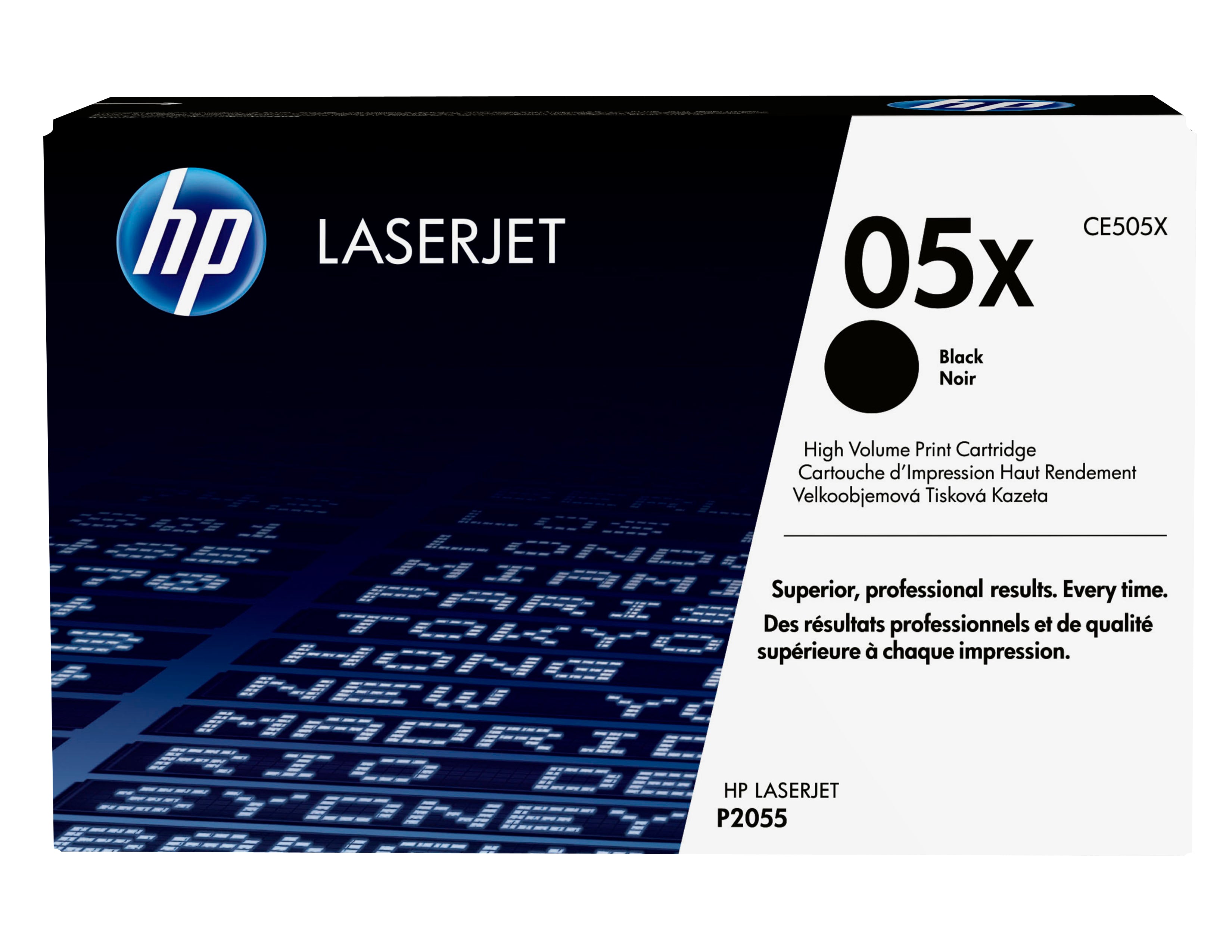 HP Toner CE505X – Schwarz, 6500 Seiten – für HP LaserJet P2055/P2055D/P2055DN