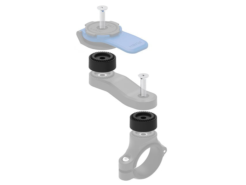 Quad Lock 10 mm Spacer – Spezialzubehör – für Quad Lock 360 – 2er Pack – Schwarz