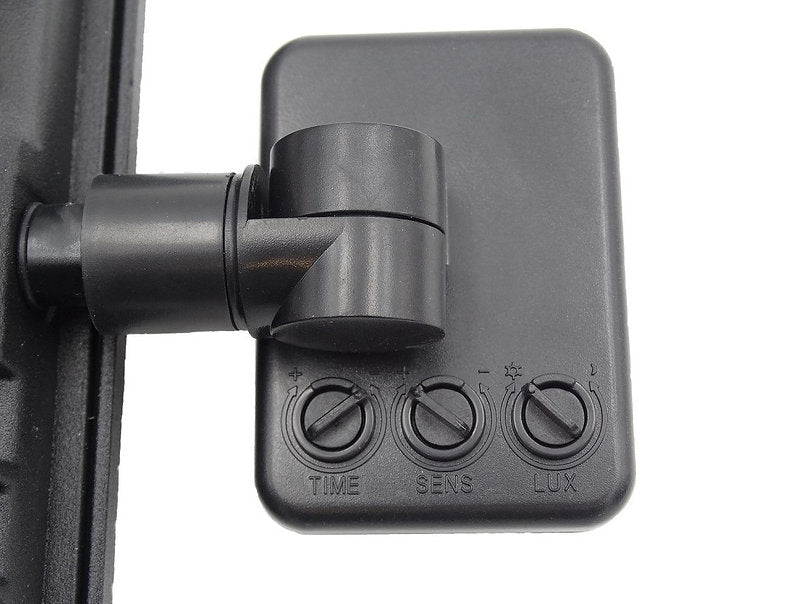 NORDRIDE Aussenwandleuchte – 30 W, Neutralweiss, 5000 K, IP54, Netzbetrieb, mit Bewegungsmelder, Schwarz