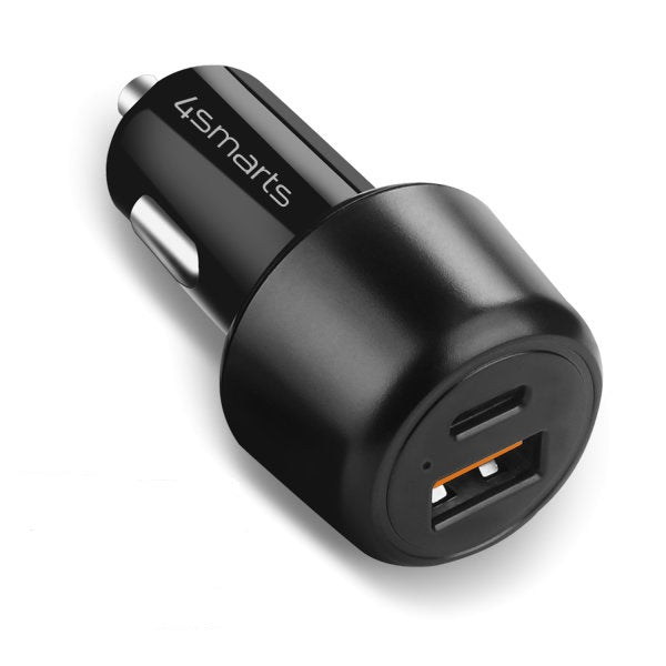 4SMARTS VoltRoad Auto-Ladegerät 83 W – USB-C×1, USB-A×1 – PD, QC 3.0 – für Laptop, Smartphone, Tablets