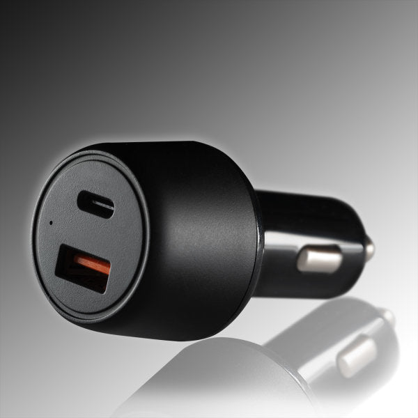 4SMARTS VoltRoad Auto-Ladegerät 83 W – USB-C×1, USB-A×1 – PD, QC 3.0 – für Laptop, Smartphone, Tablets