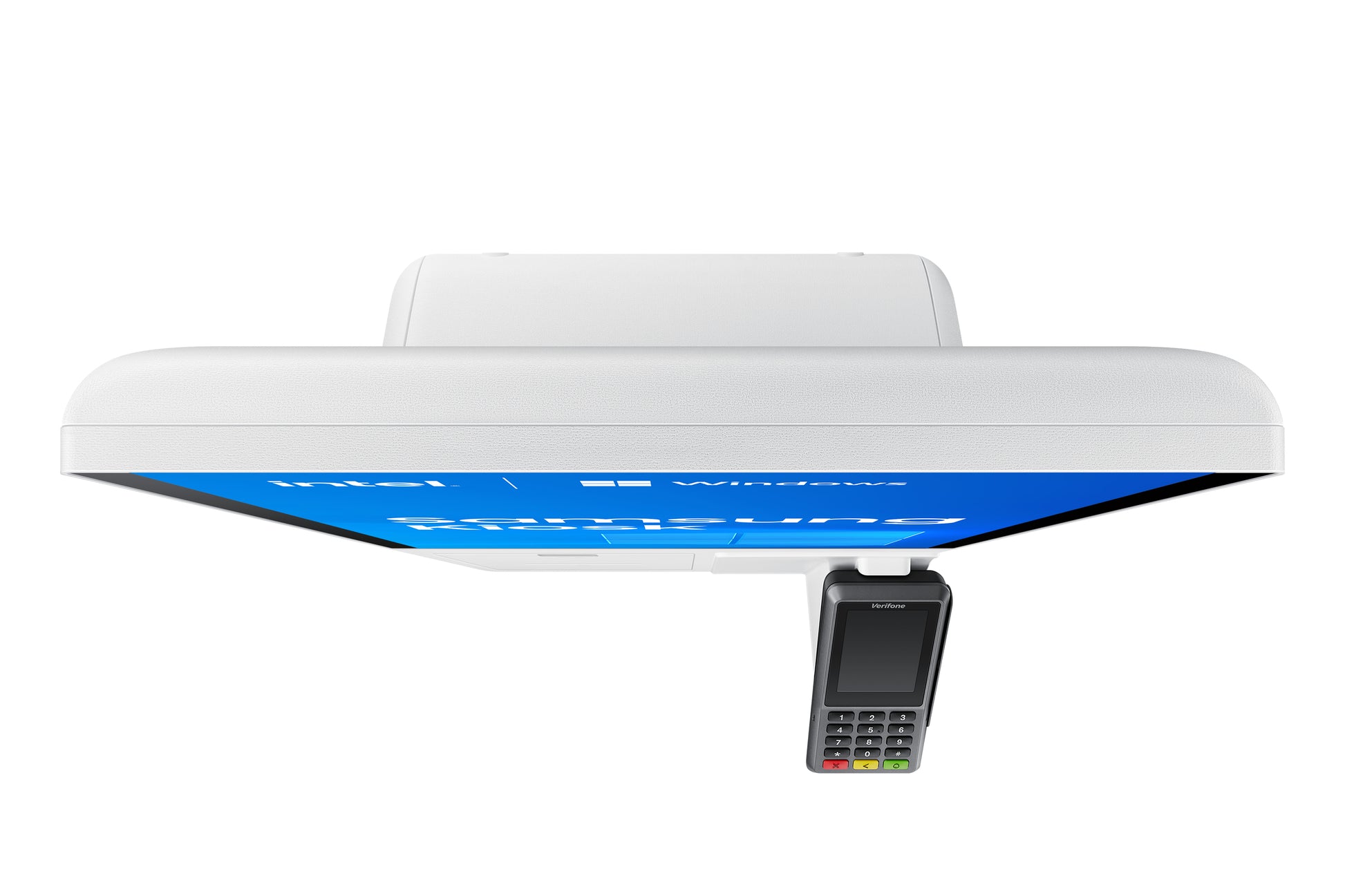 Samsung KM24C – Kiosk-Terminal 24" (16:9) FHD (1920×1080) – Windows – PCAP-Touch, weiss