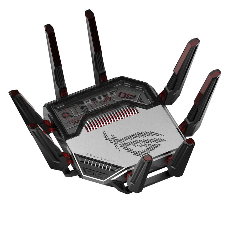 ASUS ROG Rapture GT-BN98 WLAN-Router – Wi-Fi 8 (802.11bn), Quad-Band (2,4/5/6 GHz), 2,5/10GbE, 7× LAN, USB