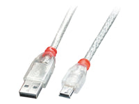 Lindy USB-Kabel, USB-A zu Mini-USB, 0,2 m, USB 2.0