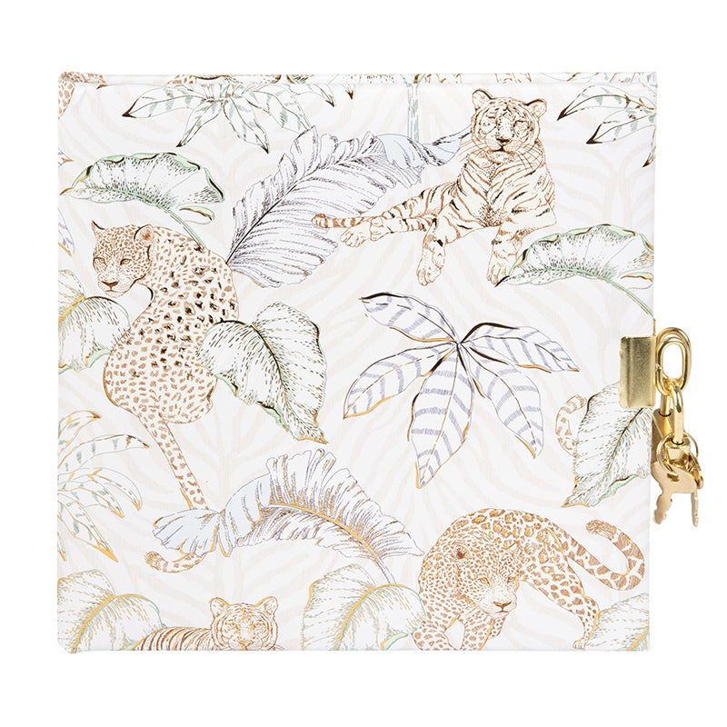 Goldbuch Felino Wildtiere Tagebuch – 96 Seiten – 165 × 165 mm, braun