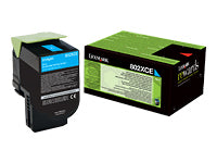 Lexmark Toner 802XCE – Cyan, 4000 Seiten – für CX510