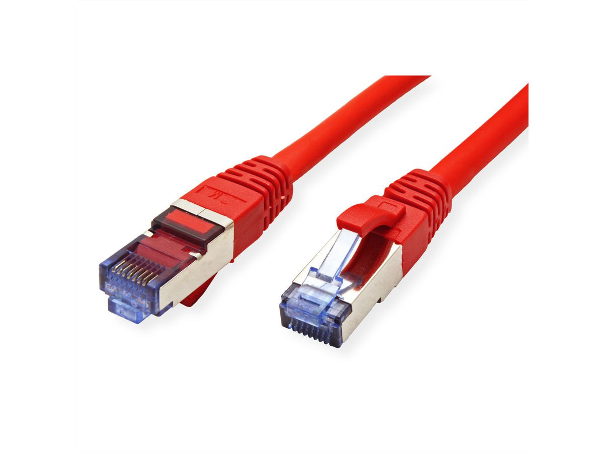 VALUE 21.99.1920 Patchkabel – Cat6A S/FTP (S-STP), 0,5 m, Rot, RJ-45