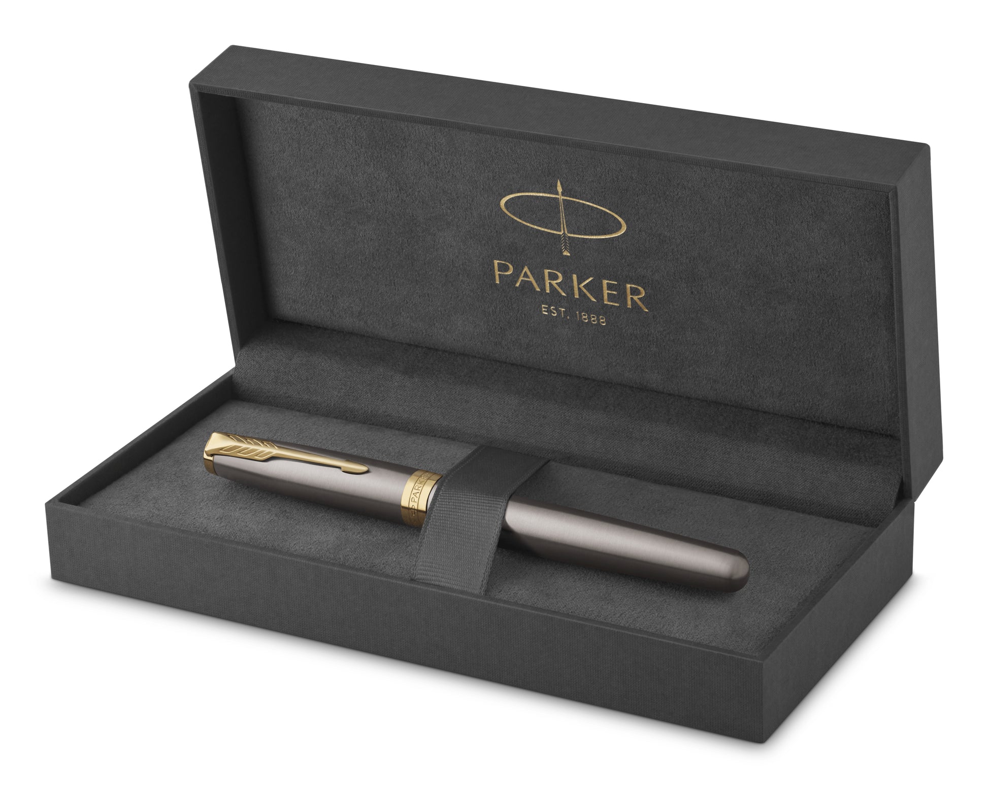 Parker Sonnet Grey GT – Füllfederhalter F Feder – Grau