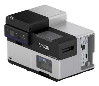 Epson ColorWorks C8000E – Farbetikettendrucker, Tintenstrahl, 25,4–112 mm, 600 × 1200 dpi, USB, WLAN, LAN