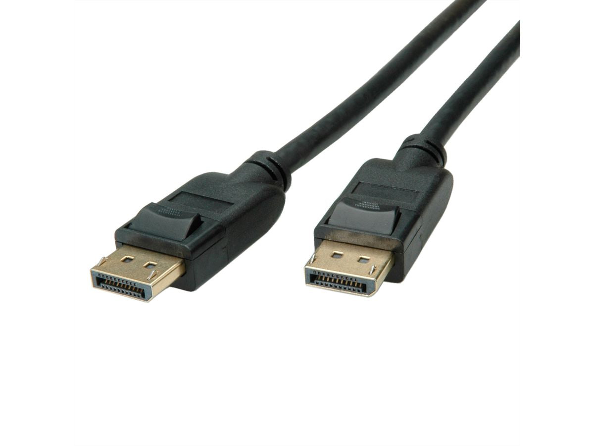 ROLINE GREEN DisplayPort Kabel DP 1.4 8K 60 Hz – 1 m – HDR – für PC, Notebook, Monitor