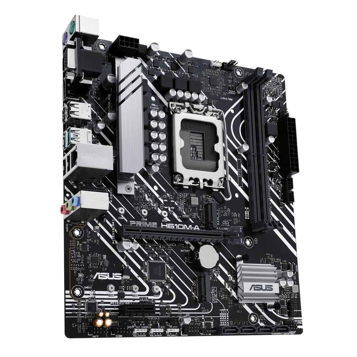 ASUS PRIME H610M-A-CSM – Mainboard – LGA 1700, Intel H610, mATX, DDR5