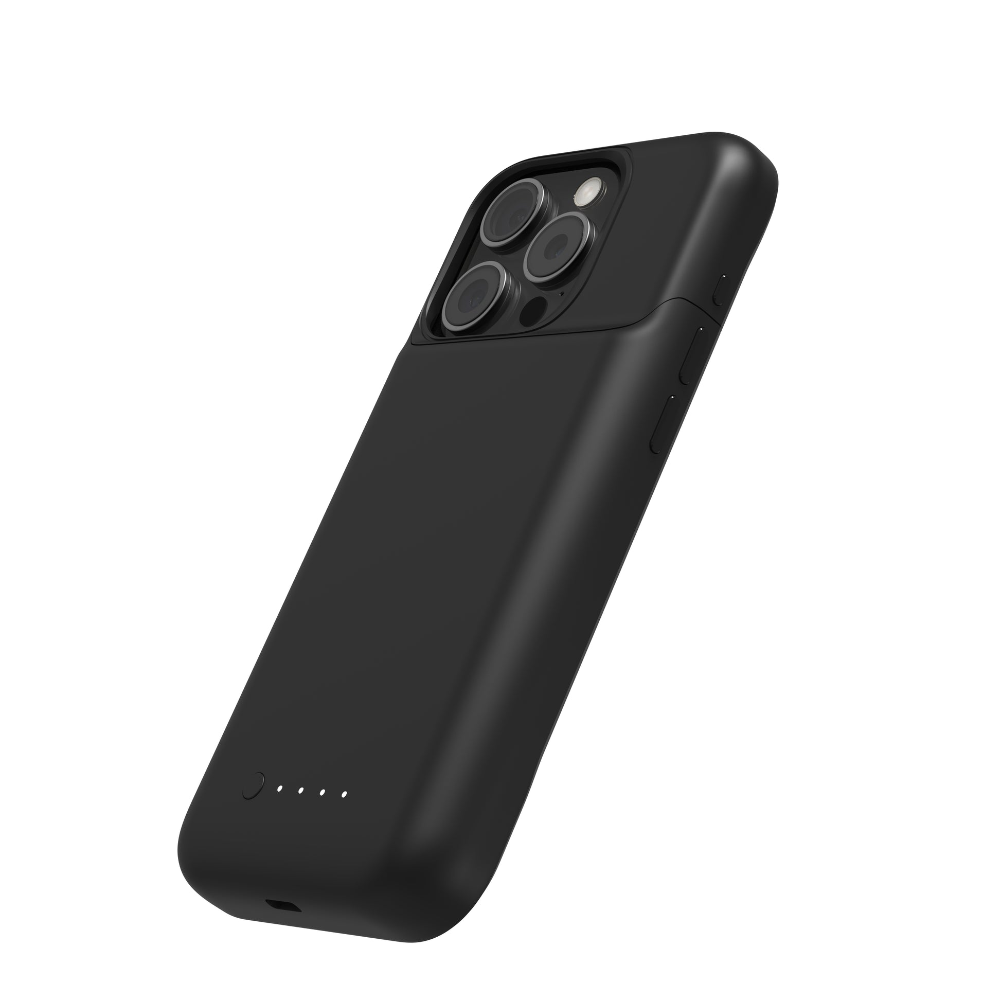 mophie Power-Case (mit Akku) – für Apple iPhone 15, Schwarz, 2400 mAh, schlagfest, kratzresistent