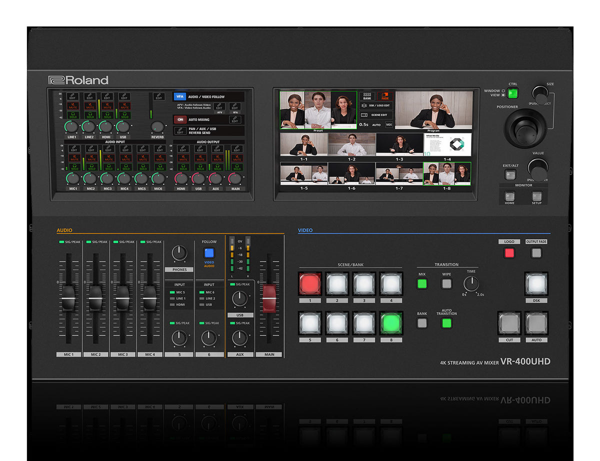 Roland VR-400UHD – 4K Ultra HD Streaming-Player