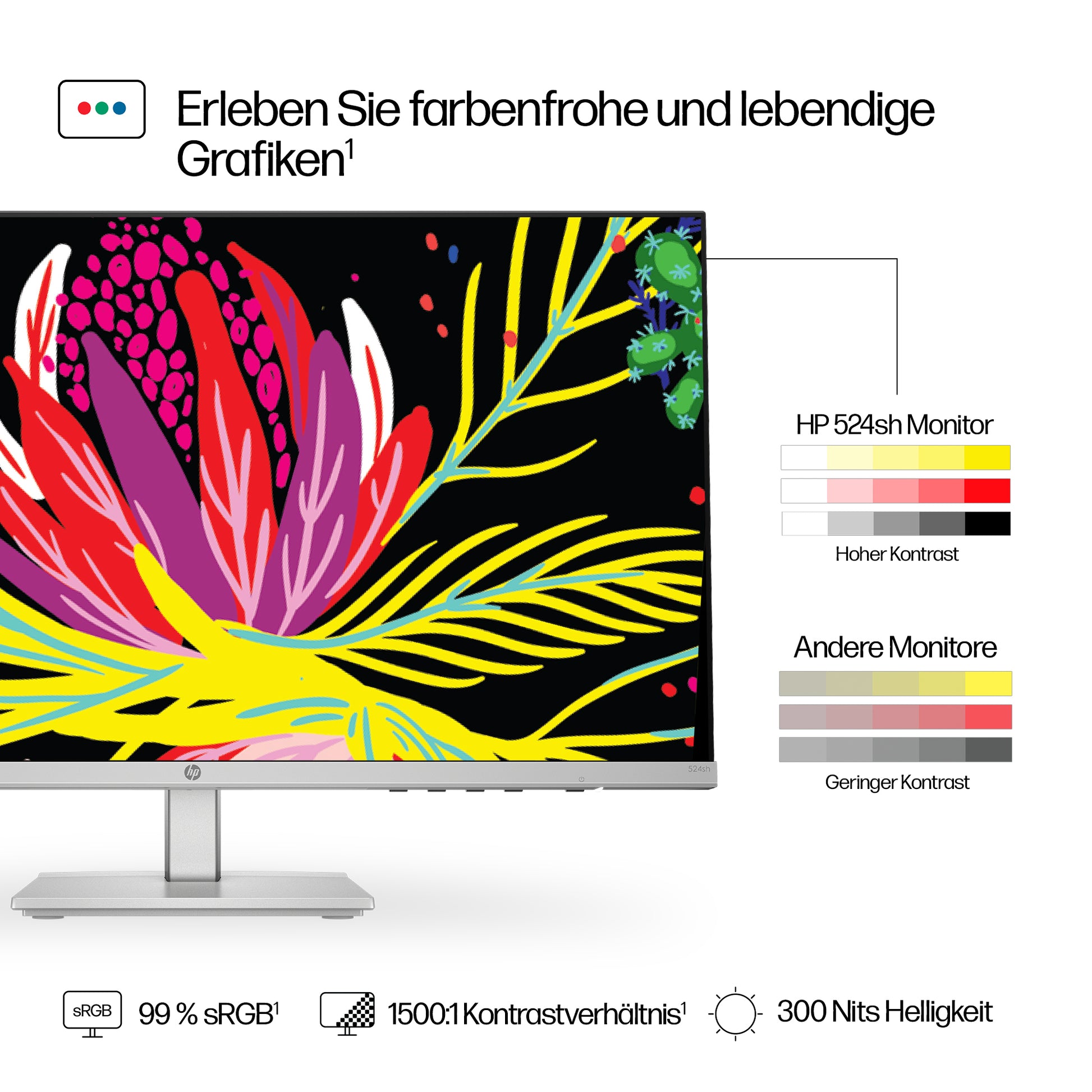 HP S5 524SH – Monitor, 1920 × 1080 (Full HD)