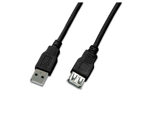 Wirewin USB-A Verlängerungskabel (Stecker auf Buchse) – USB 2.0 (480 Mbit/s) – 0,15 m – Grau