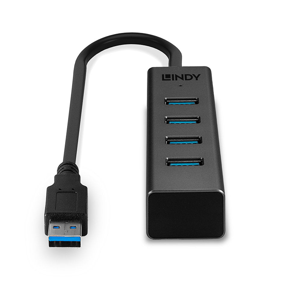 Lindy 43324 USB-Hub – USB-A, 4× USB-A
