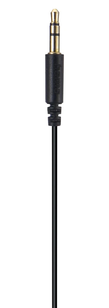 Hama Bubbly II In-Ear Kopfhörer – Stereo, Kabelgebunden, 3,5 mm Klinke, Schwarz
