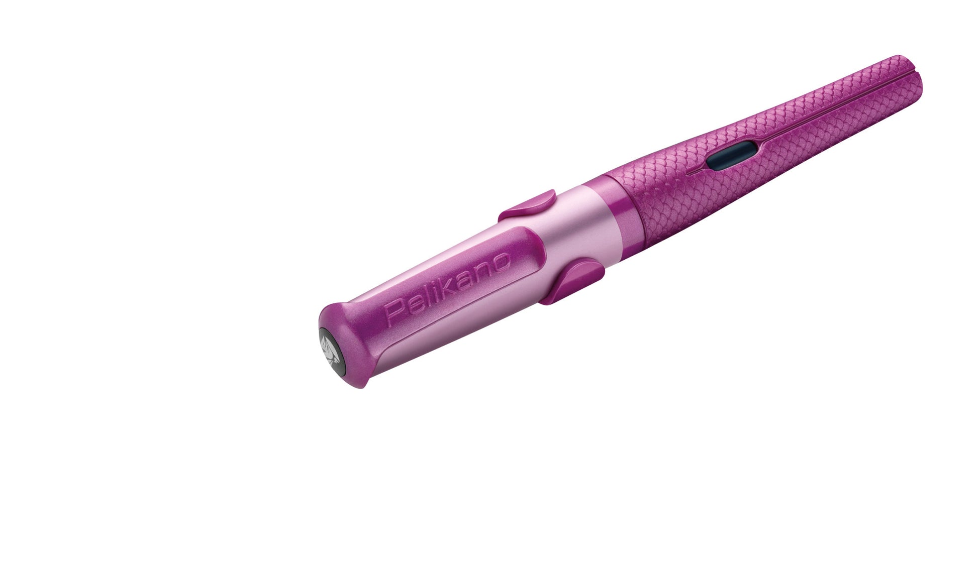 Pelikano Stardust – Federspitze M – für Rechtshänder – Lila, Blau – Patronen