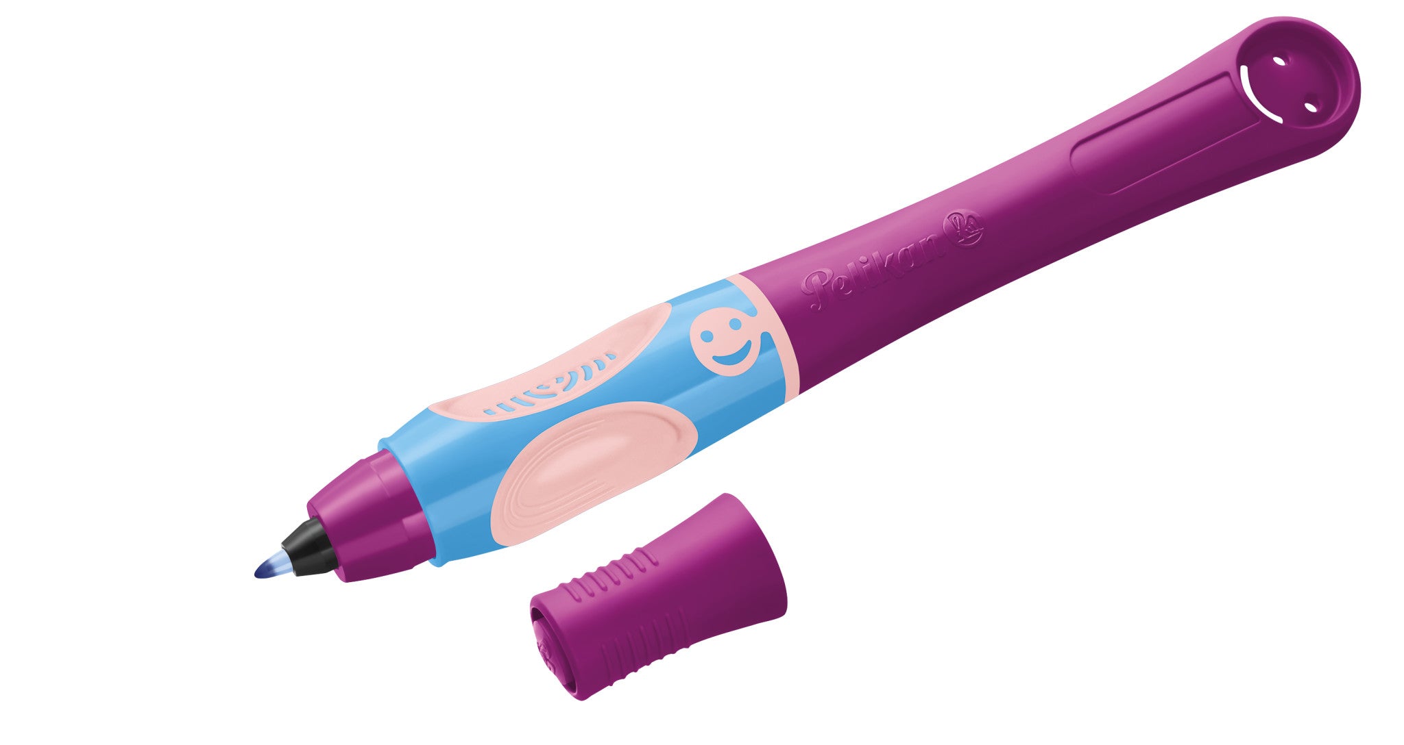Pelikan Griffix 821049 – Tintenroller, blau, radierbar, Beere, für Rechtshänder