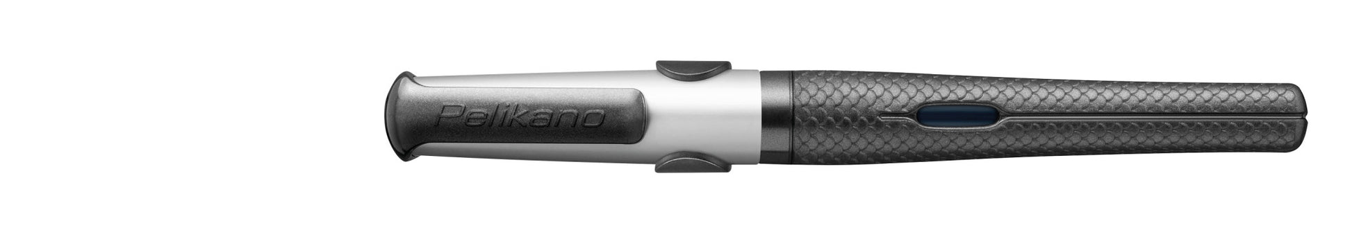 Pelikano Dark Legend – Federspitze L – für Linkshänder – Schwarz, Blau – Patronen