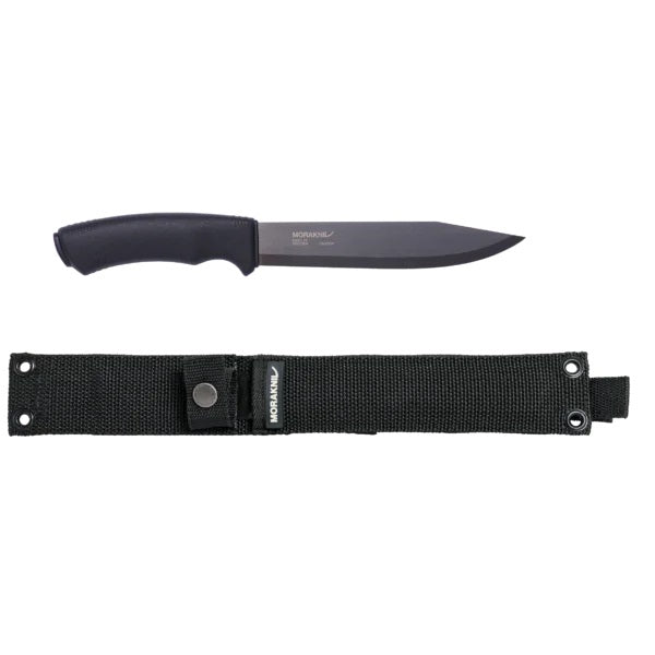Morakniv Pathfinder BlackBlade – Outdoormesser 172 mm, Karbonstahl, PP-Griff, inkl. Scheide