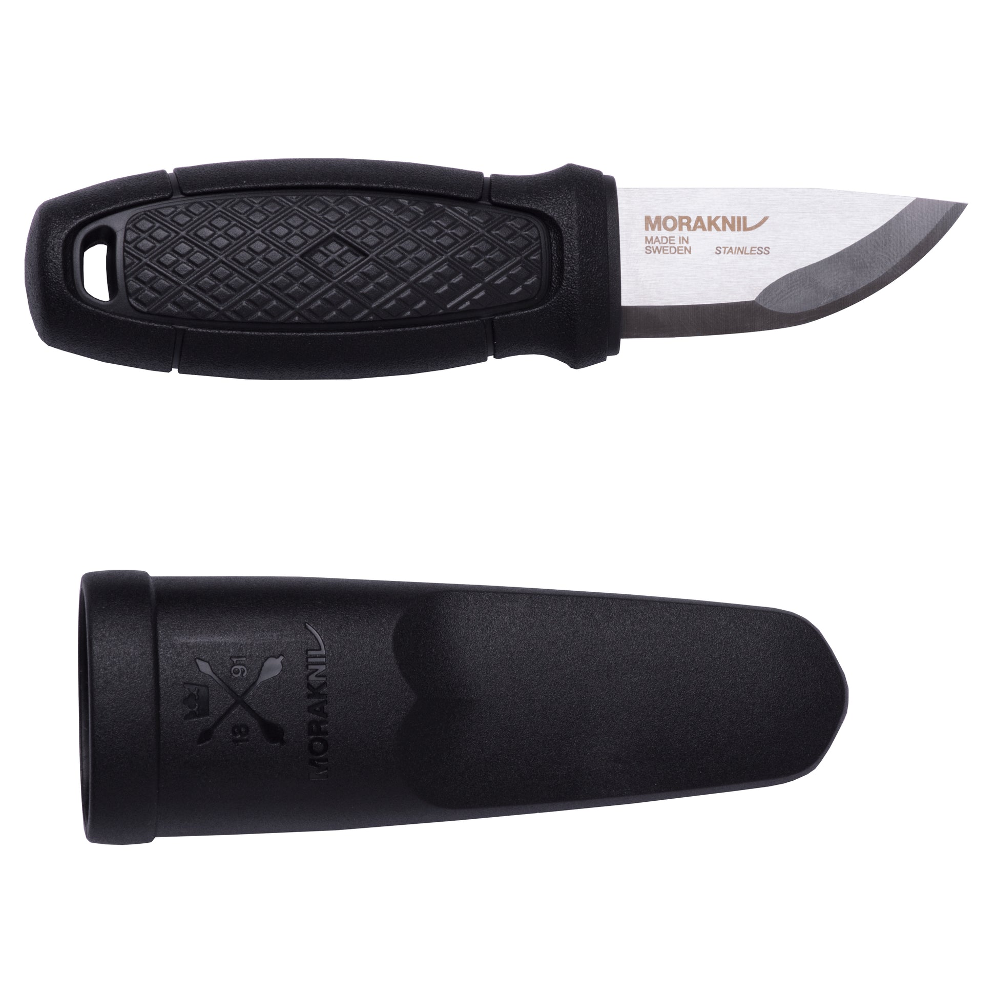 Morakniv Eldris – Outdoormesser 59 mm, Edelstahl, TPE-Griff