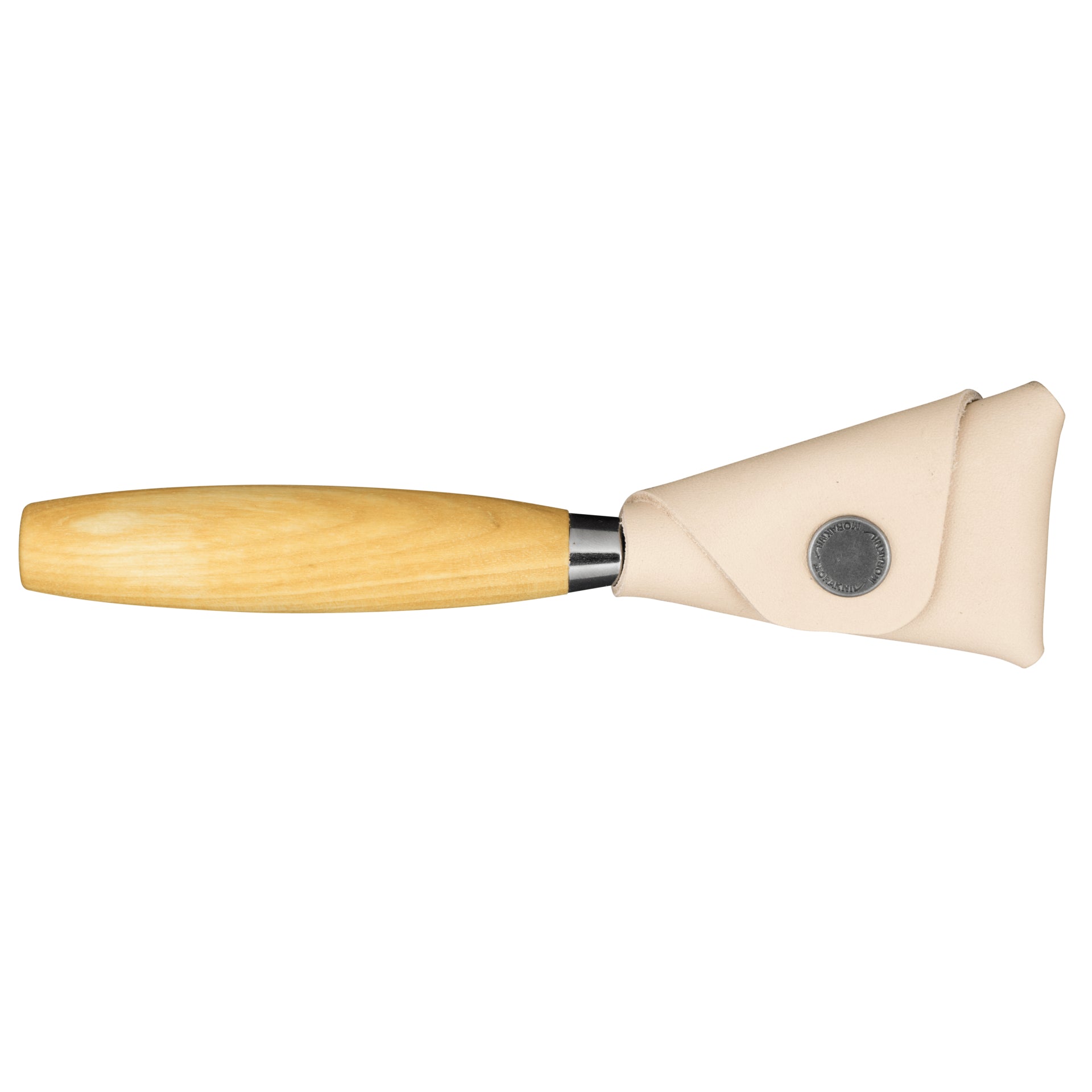 Morakniv Hakenmesser 163 Doppelschneidig – Skalpell 74 mm, Holz, Beige