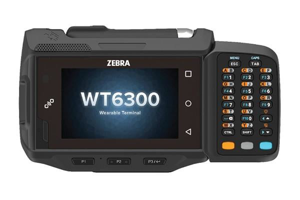 Zebra WT6300 Wearable Terminal – 8,13 cm Display, Android 11, 3 GB RAM, 32 GB Flash, IP65, Schwarz