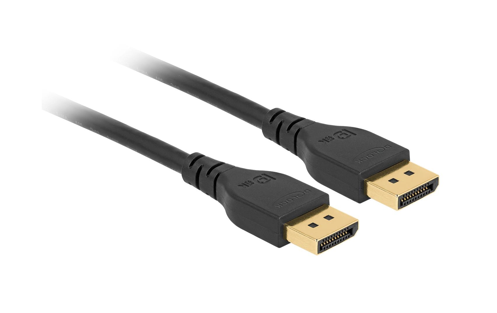 DeLOCK DisplayPort Kabel DP 1.2 – 4K 60 Hz – 5 m