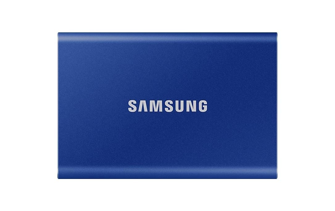 Samsung Portable SSD T7 – 2 TB, USB Typ-C (USB 3.2 Gen 2), Hardwareverschlüsselung
