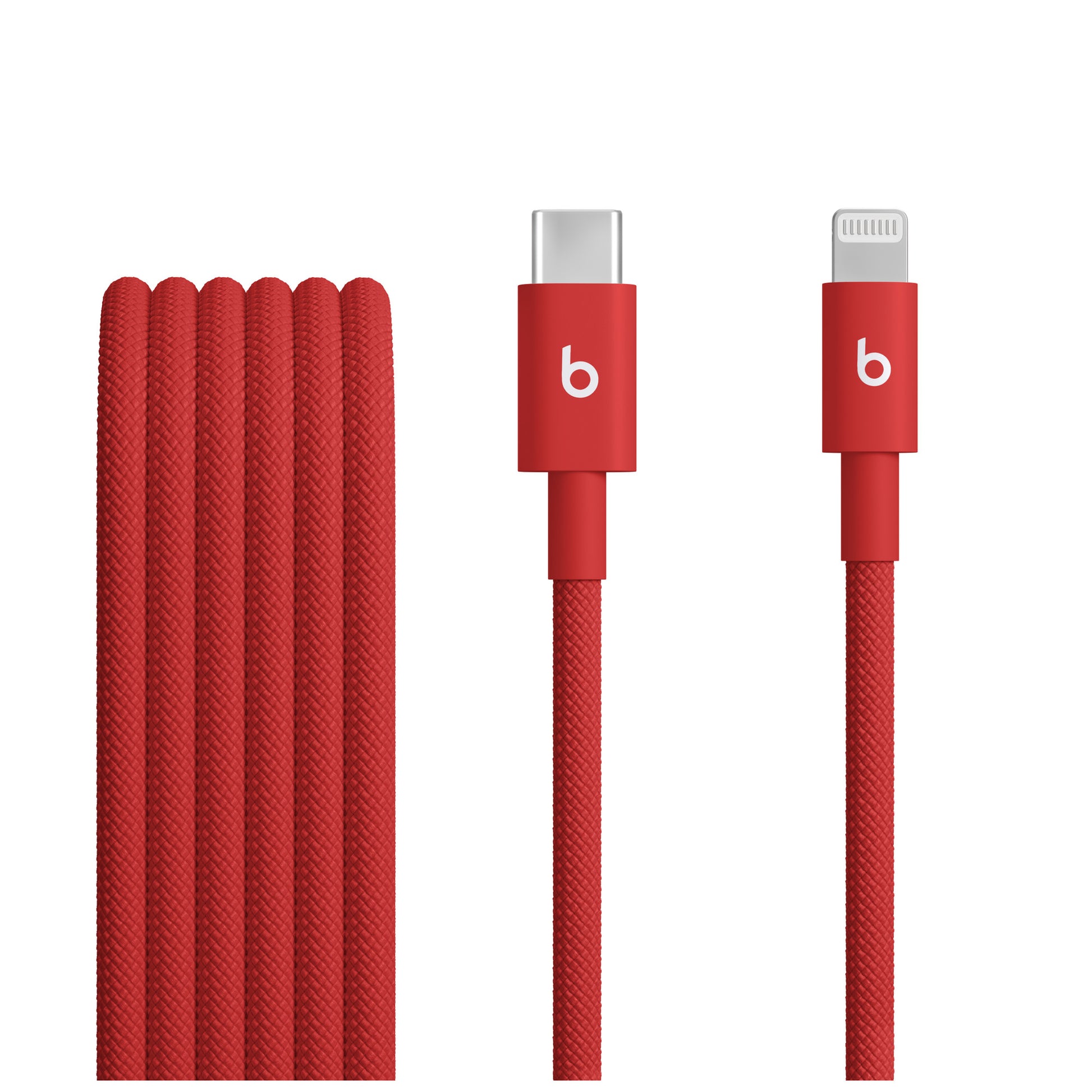 Apple USB-C-auf-Lightning-Kabel, 1,5 m, Rapid Red, geflochten (Nylon)