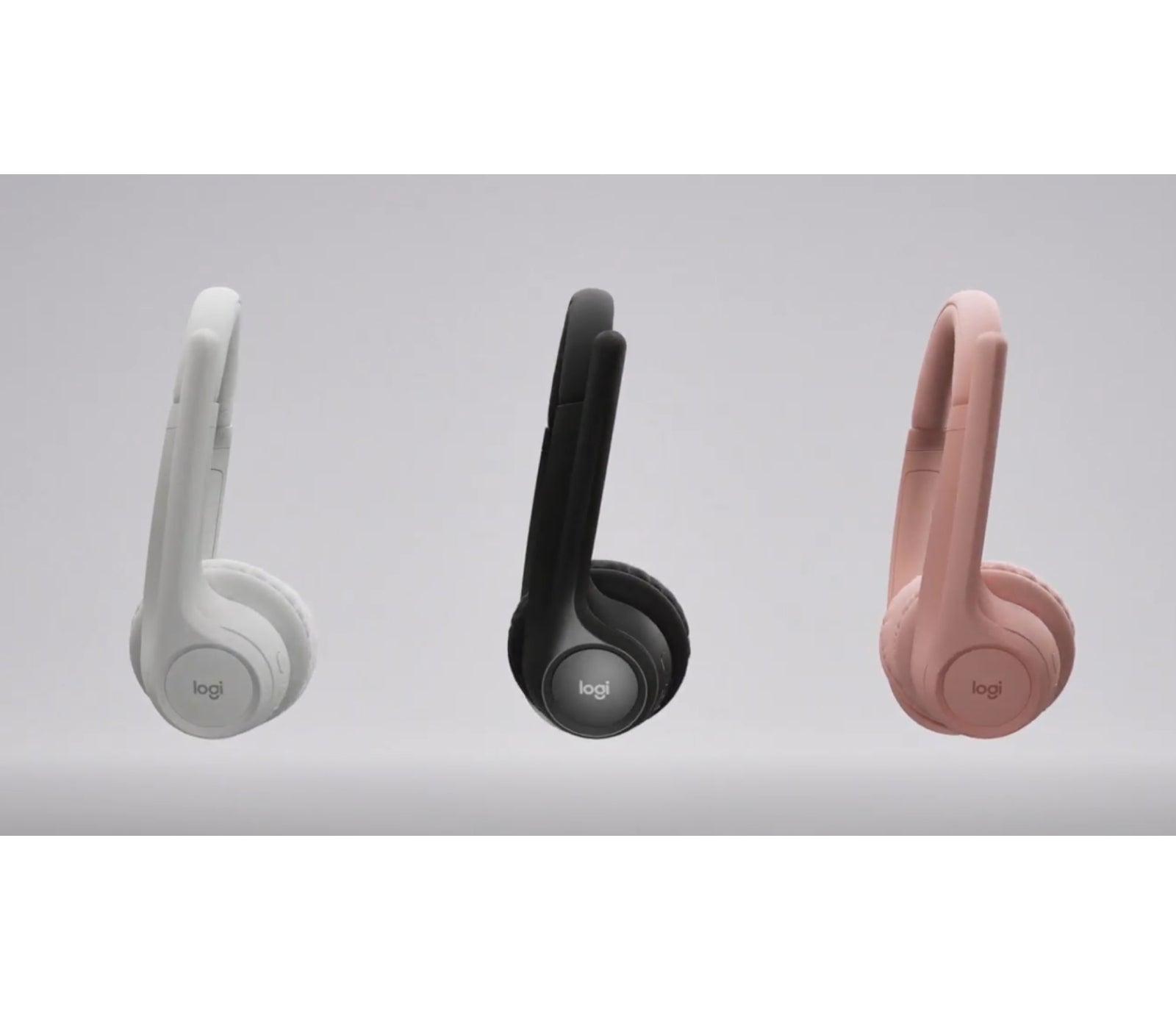 Logitech Zone 300 – Duo Headset, On-Ear – Bluetooth 5.3, ANC, Boom-Mikrofon – Rosa – für PC/Mac – bis 16 h