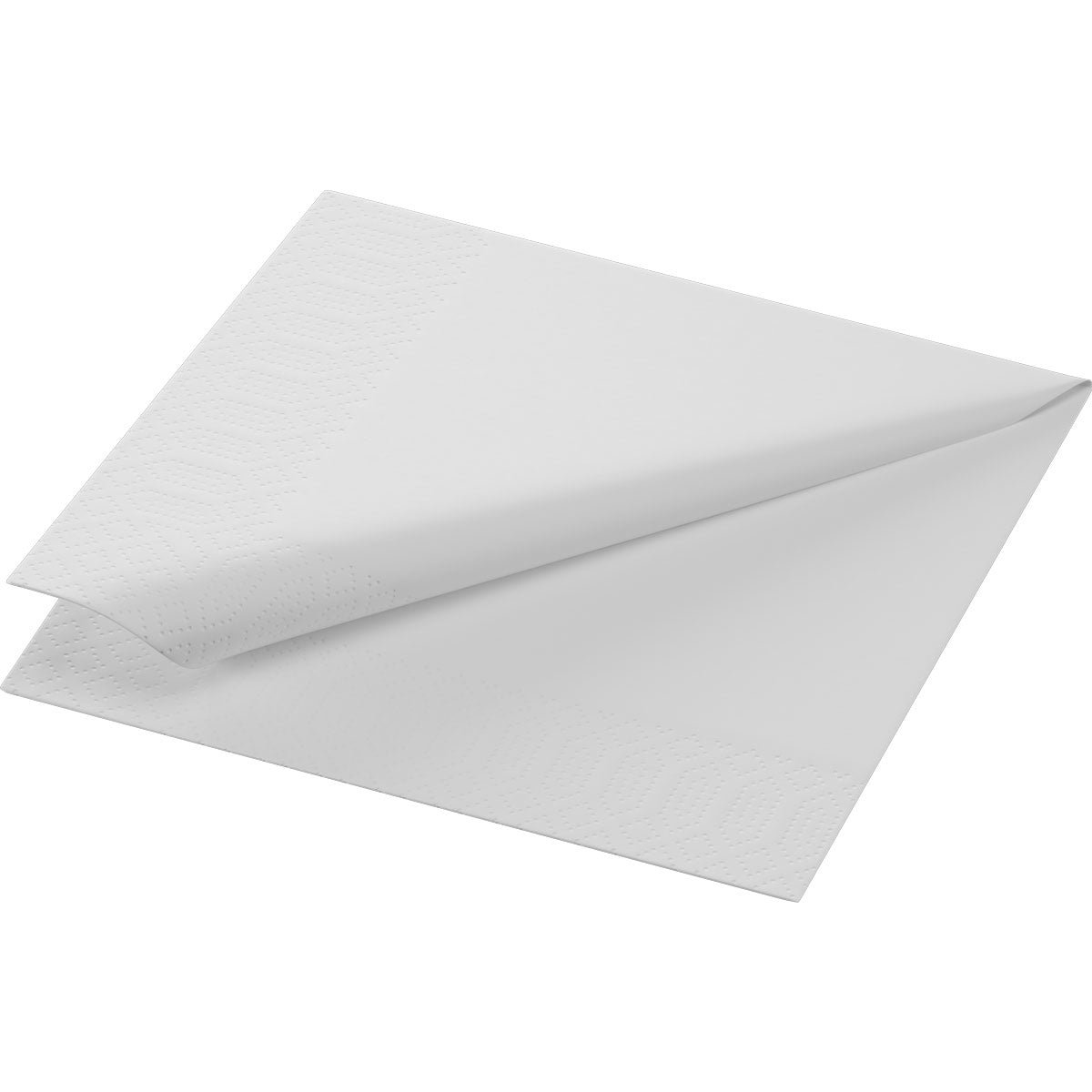 Duni Servietten Neutral – 24 × 24 cm – 2-lagig, Tissue – 300 Stk.