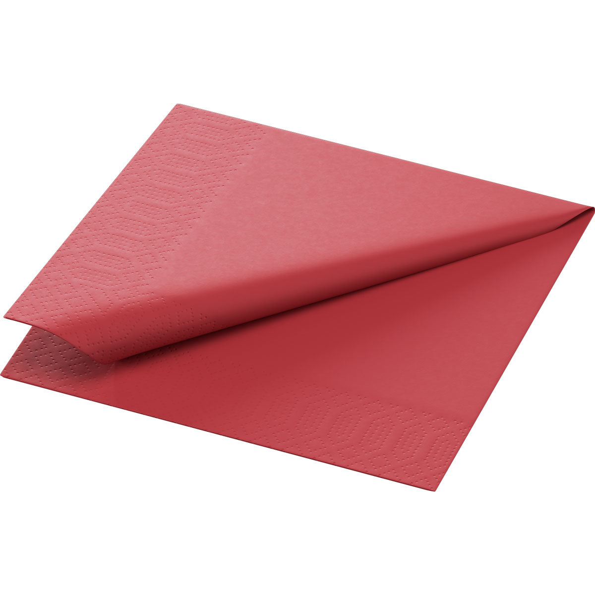 Duni Servietten Bordeaux – 24 × 24 cm, 3-lagig – 250 Stück