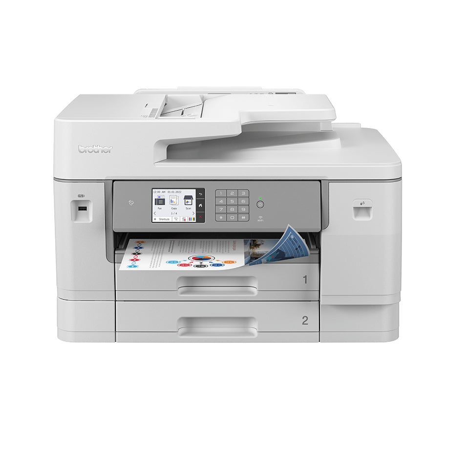 Brother MFC-J6955DW – Farbiges Tintenstrahl-MFP A3, 4-in-1 – USB/LAN/WLAN – Duplex, Duplex-ADF – 30 S/W-Seiten pro Minute